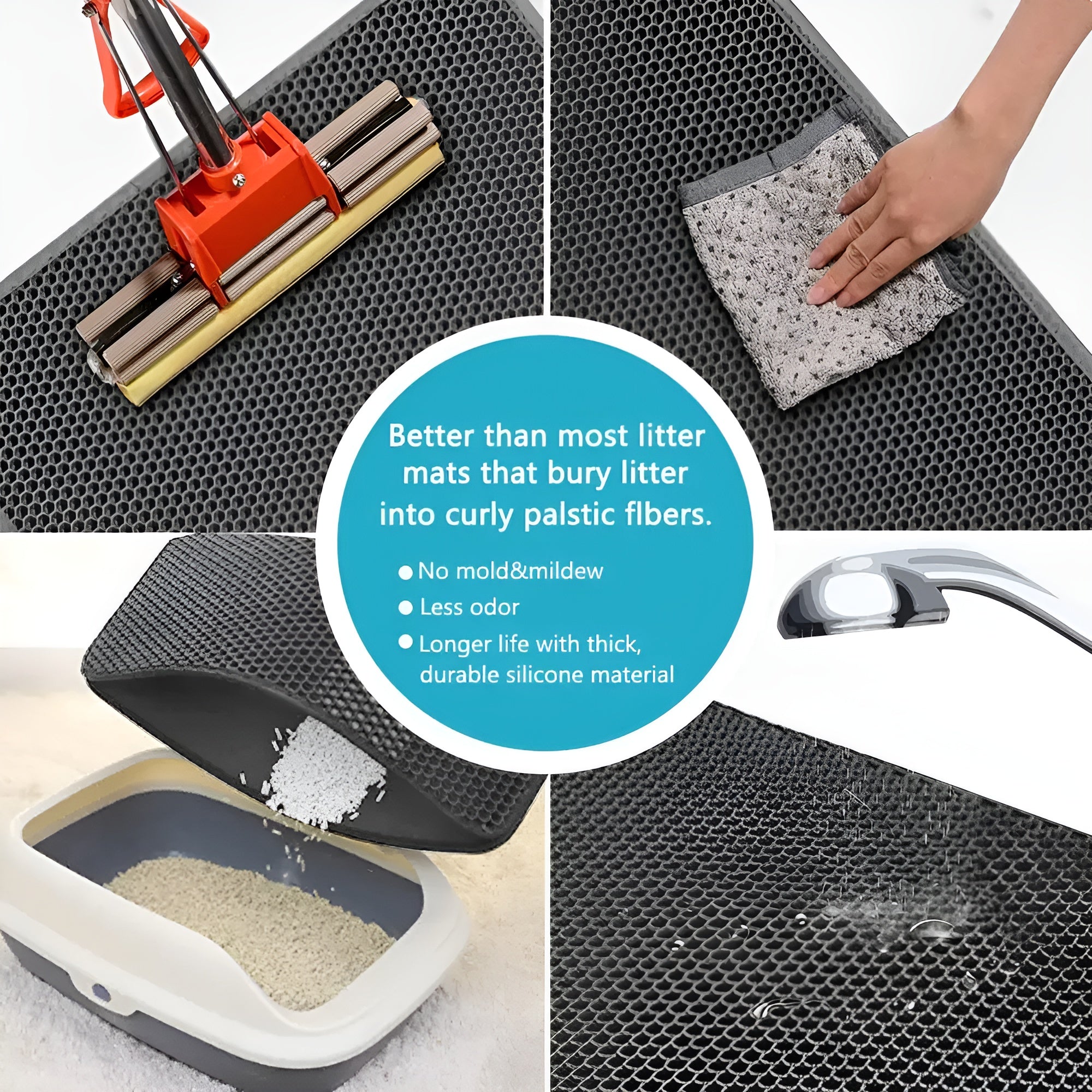 KittiClean Mat - Keep Your Home Mess-Free!