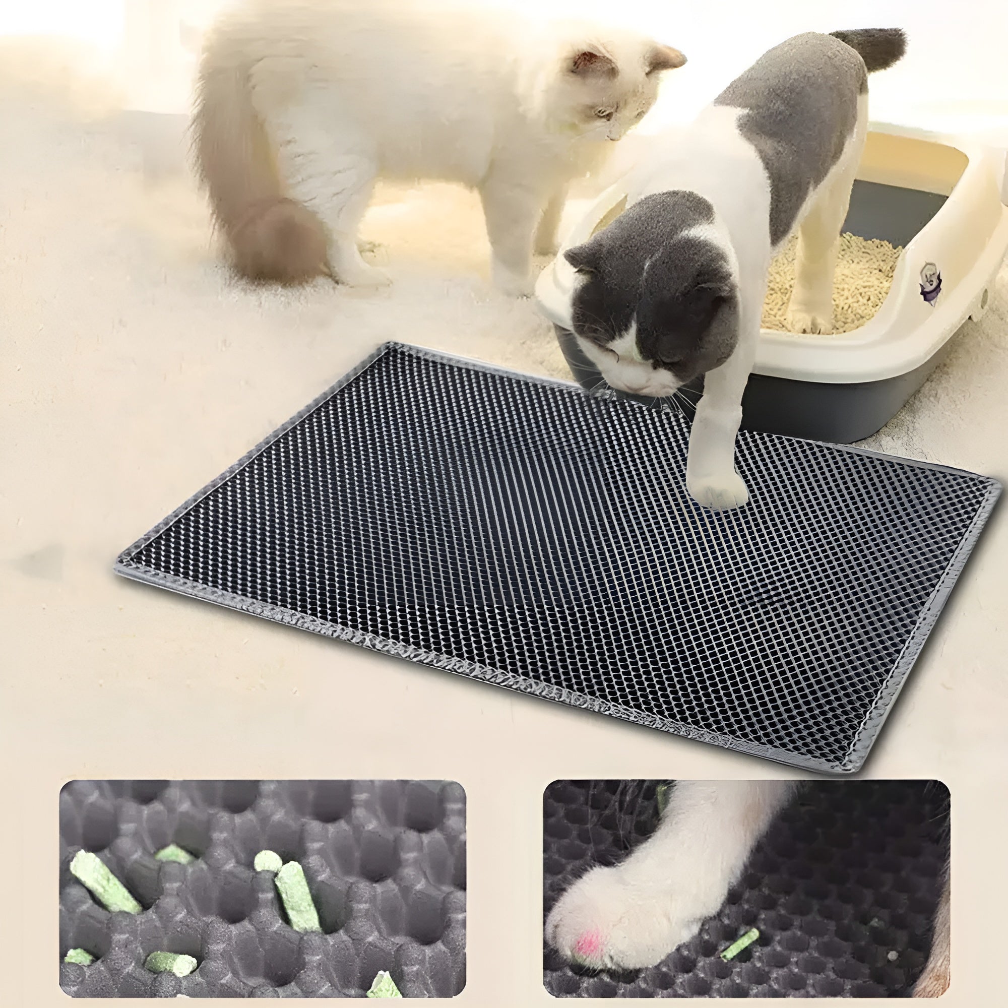 KittiClean Mat - Keep Your Home Mess-Free!